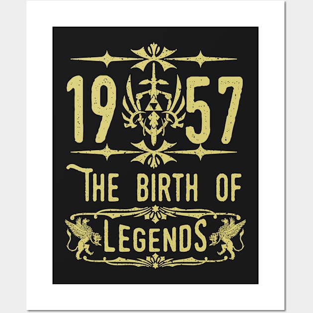 1957 The birth of Legends! Wall Art by variantees